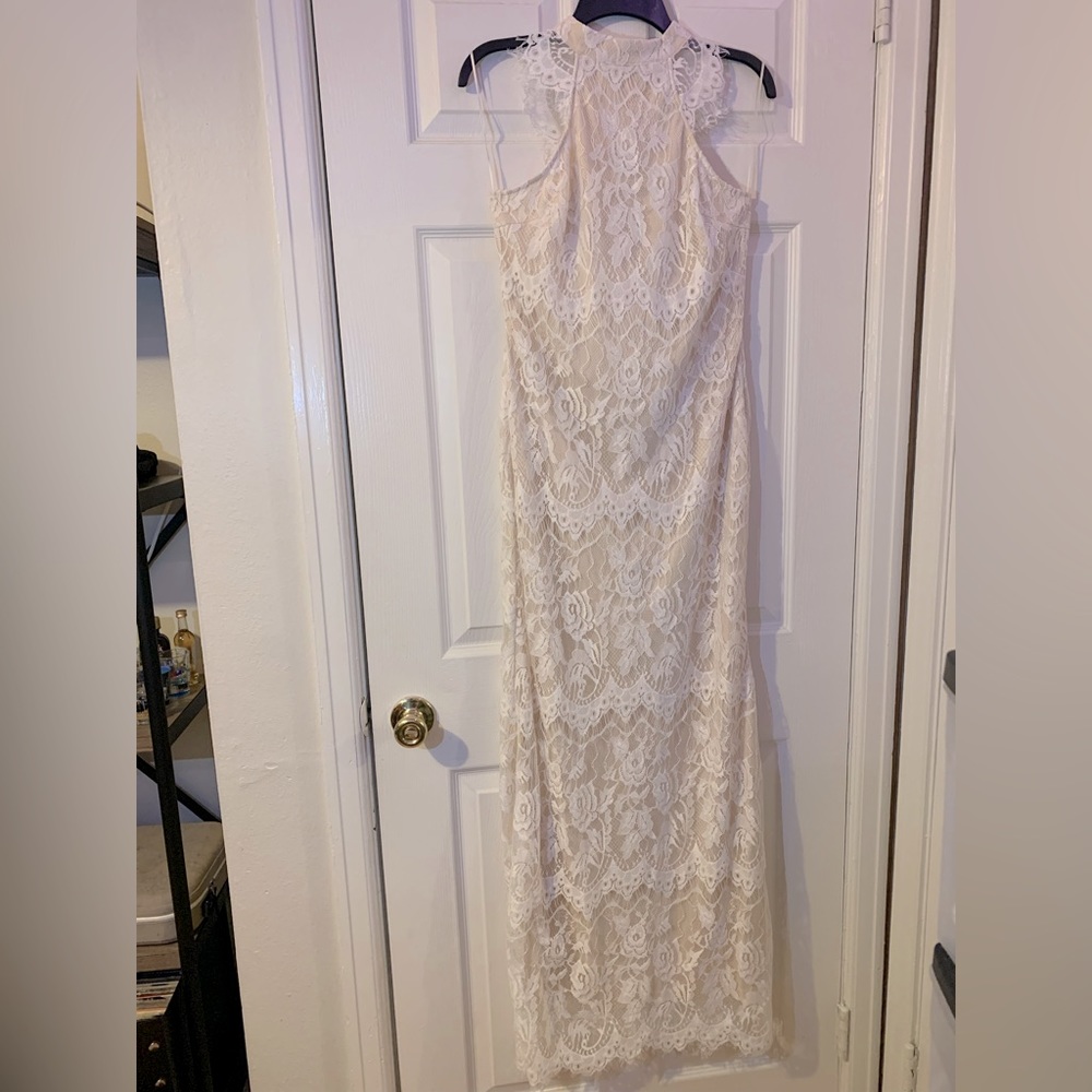 Off white wedding dress